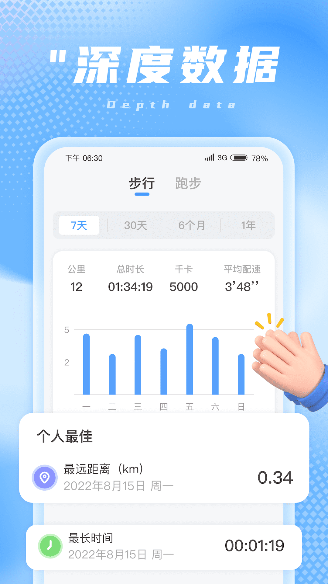 兔兔计步手机软件app截图