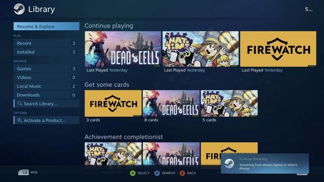 steam linkTV版手机软件app截图