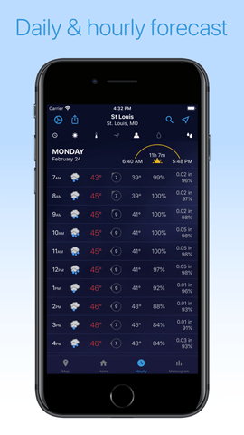 Foreca天气手机软件app截图