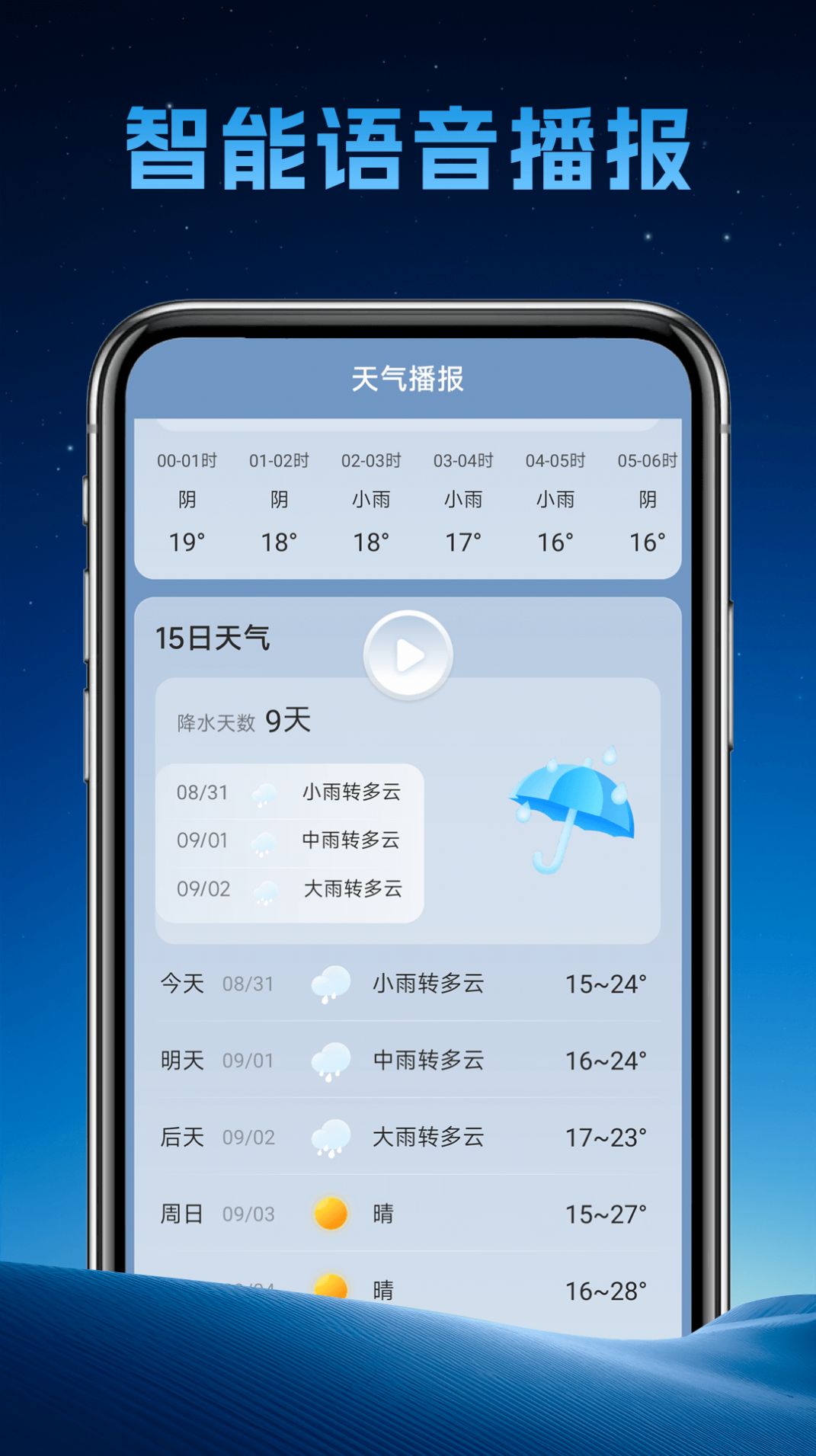 长安天气手机软件app截图